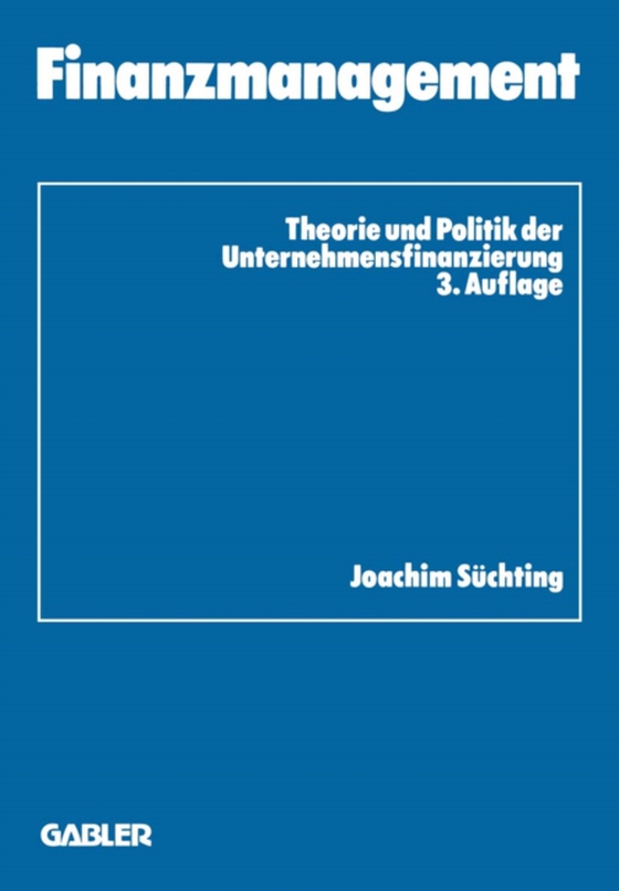 Finanzmanagement (e-bog) af Suchting, Joachim