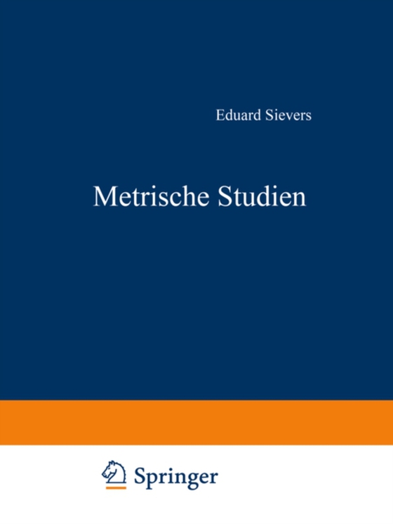 Metrische Studien (e-bog) af Sievers, Eduard