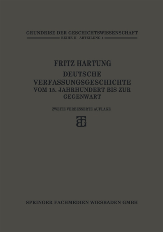 Deutsche Verfassungsgeschichte (e-bog) af Hartung, Fritz