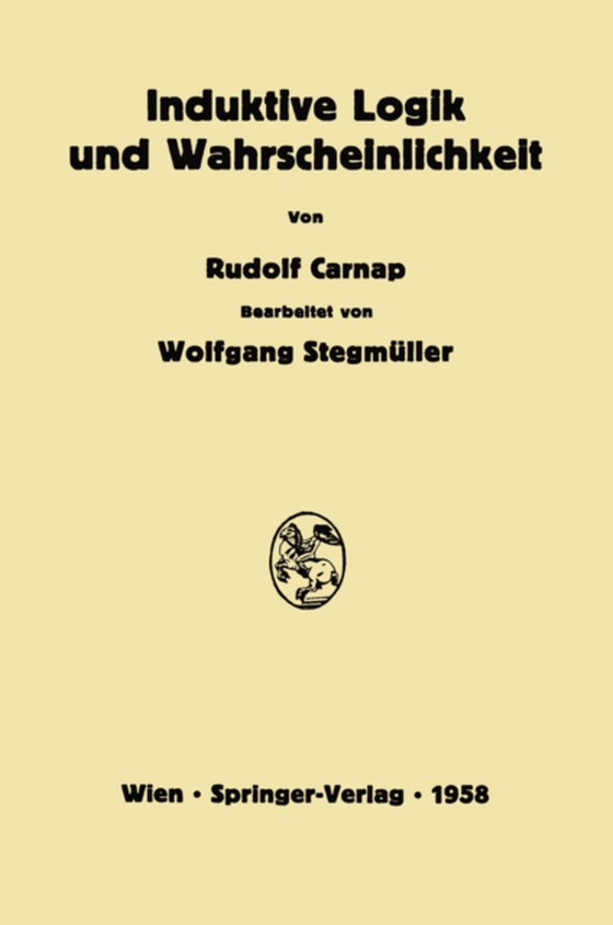 Induktive Logik und Wahrscheinlichkeit (e-bog) af Carnap, Rudolf