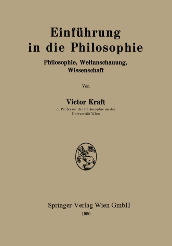 Einführung in die Philosophie (e-bog) af Kraft, Victor