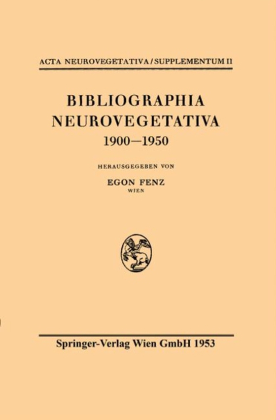 Bibliographia Neurovegetativa 1900-1950 (e-bog) af -