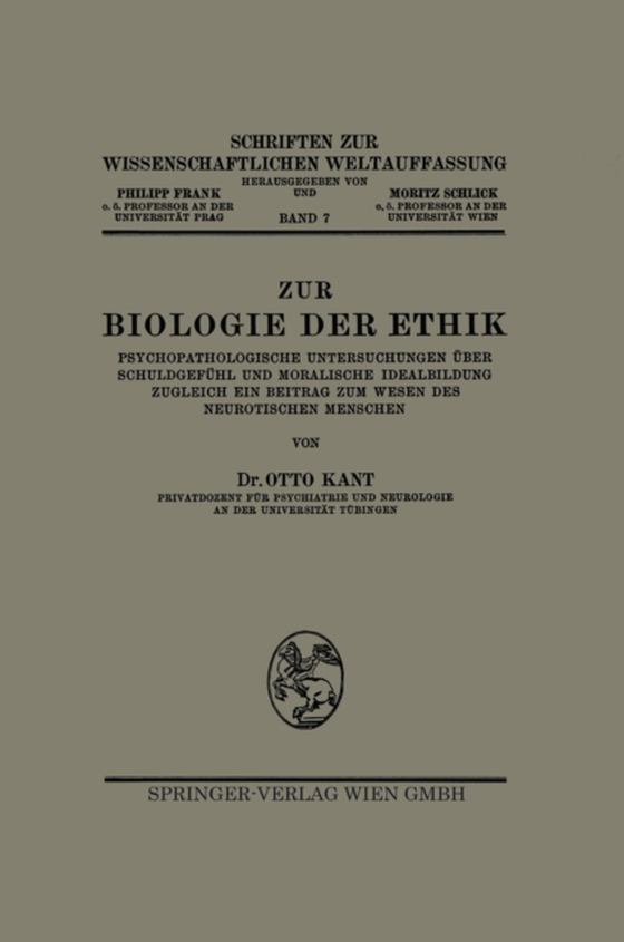 Zur Biologie der Ethik