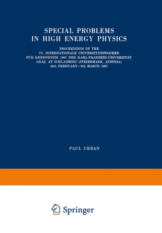 Special Problems in High Energy Physics (e-bog) af -