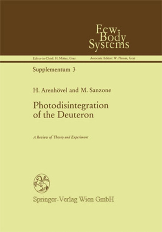 Photodisintegration of the Deuteron (e-bog) af Sanzone, M.