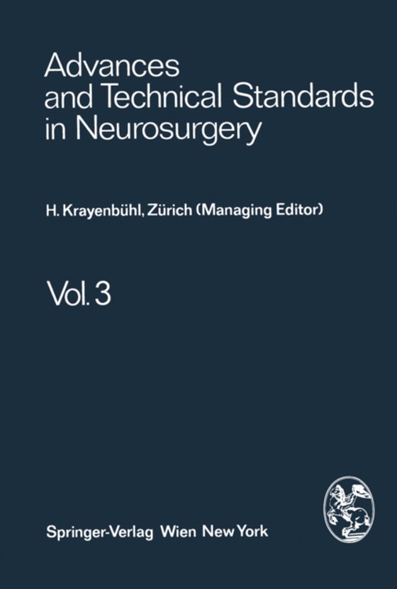 Advances and Technical Standards in Neurosurgery (e-bog) af Ya?argil, M. G.