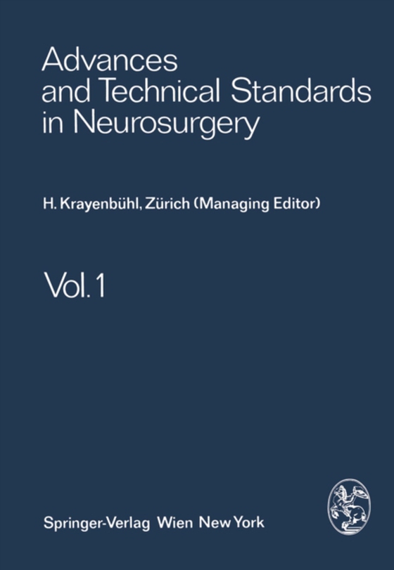 Advances and Technical Standards in Neurosurgery (e-bog) af Ya?argil, M. G.