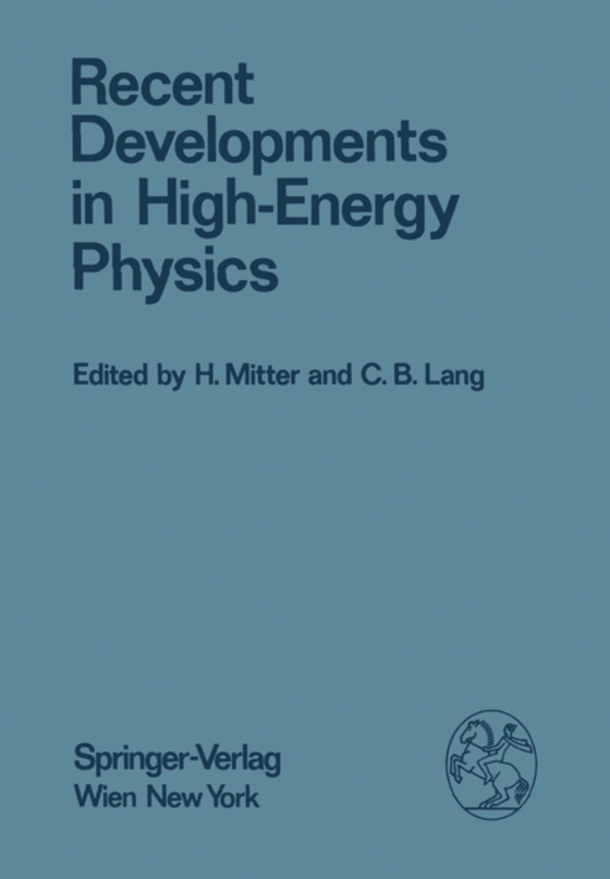 Recent Developments in High-Energy Physics (e-bog) af -