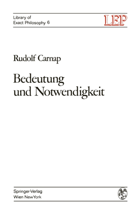 Bedeutung und Notwendigkeit (e-bog) af Carnap, Rudolf