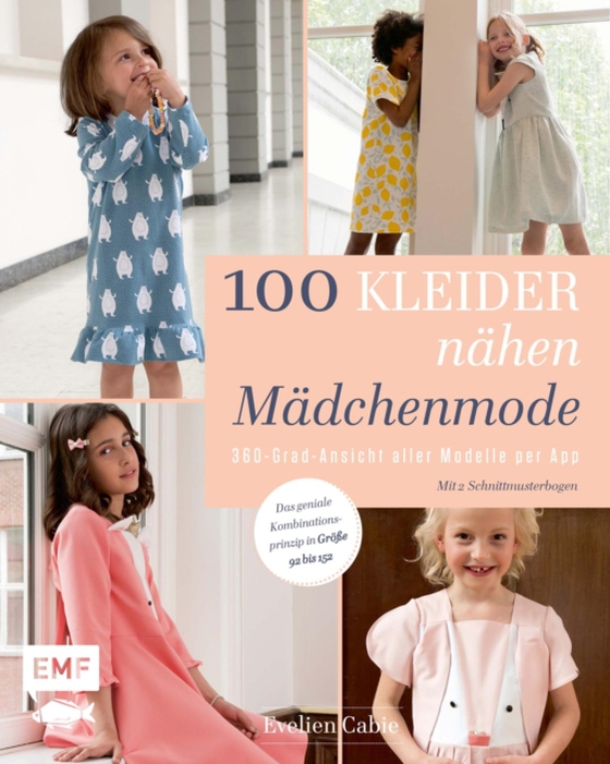 100 Kleider nähen – Mädchenmode (e-bog) af Evelien Cabie, Cabie