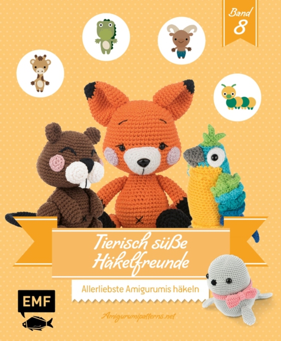 Tierisch süße Häkelfreunde 8 (e-bog) af Amigurumipatterns.net, Amigurumipatterns.net