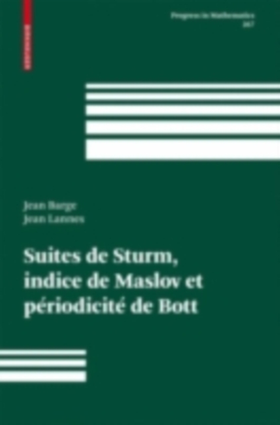 Suites de Sturm, indice de Maslov et périodicité de Bott (e-bog) af Lannes, Jean