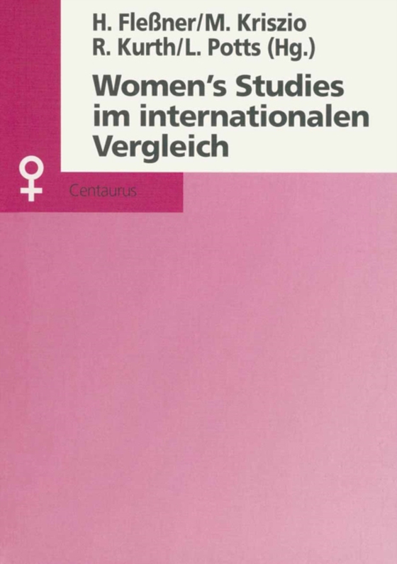 Women's Studies im internationalen Vergleich (e-bog) af Kriszio, Marianne