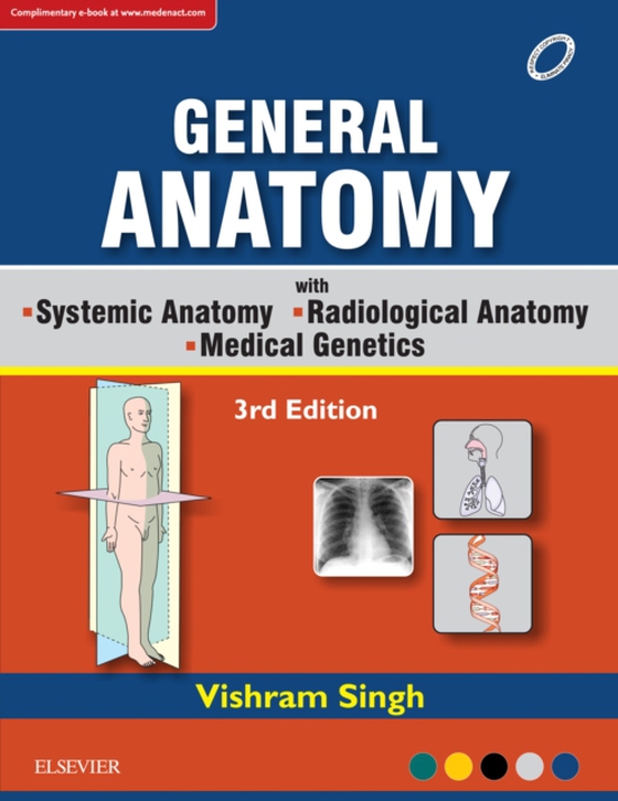 GENERAL ANATOMY Along with Systemic Anatomy Radiological Anatomy Medical Genetics (e-bog) af Singh, Vishram