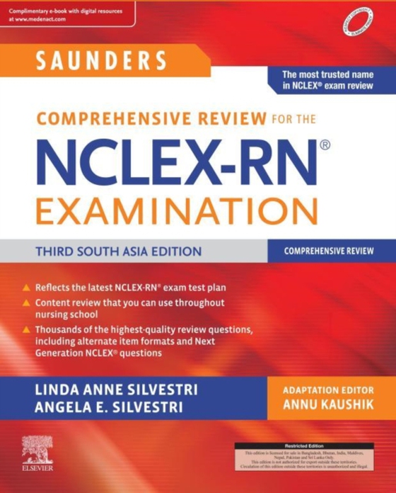 Saunders Comprehensive Review for the NCLEX-RN Examination, Third South Asian Edition-E-book (e-bog) af Silvestri, Angela