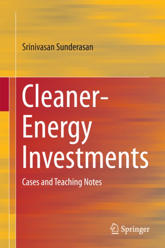 Cleaner-Energy Investments (e-bog) af Sunderasan, Srinivasan