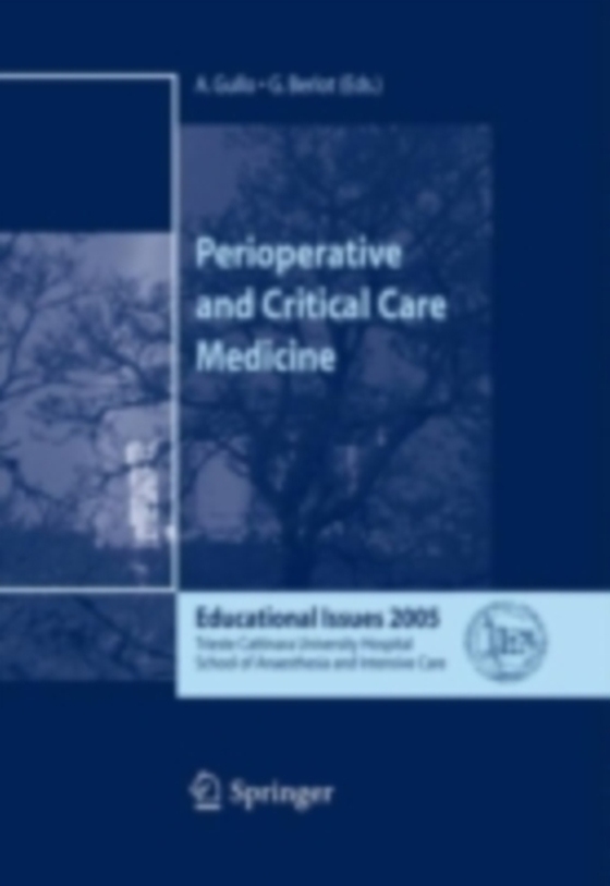 Perioperative and Critical Care Medicine