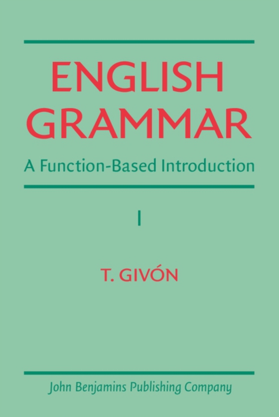 English Grammar (e-bog) af T. Givon, Givon