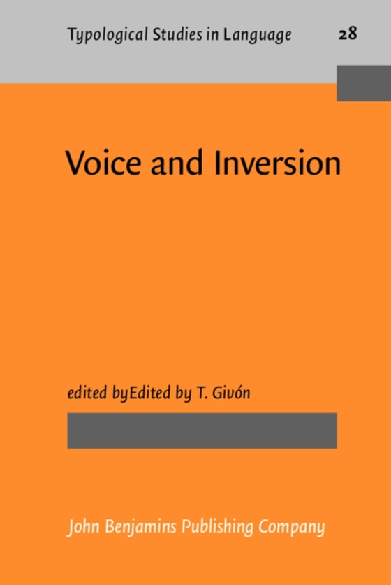 Voice and Inversion (e-bog) af -