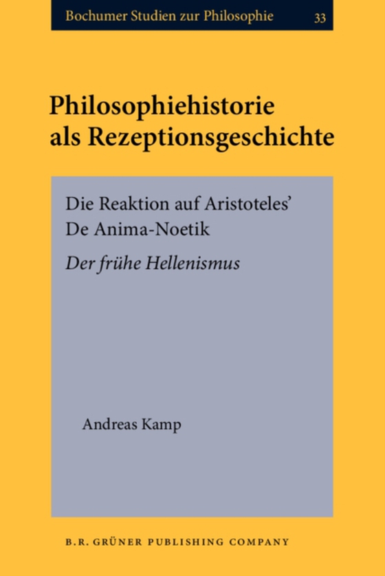 Philosophiehistorie als Rezeptionsgeschichte