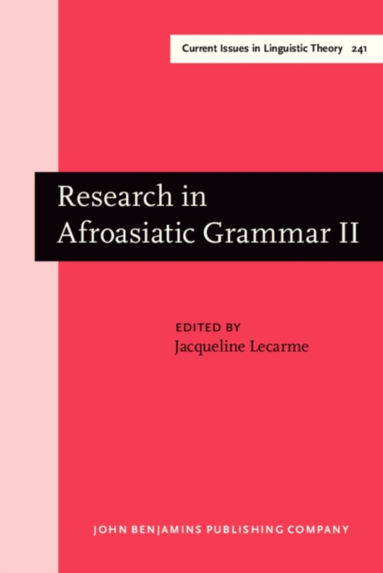 Research in Afroasiatic Grammar II (e-bog) af -