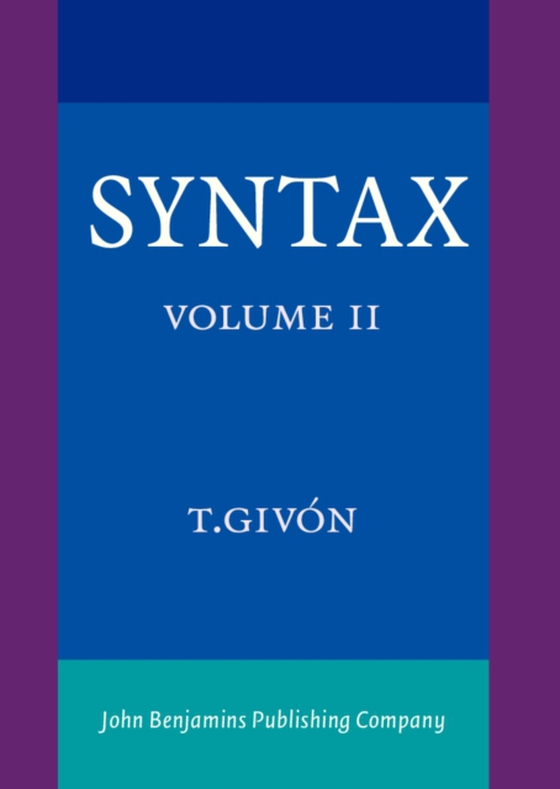 Syntax (e-bog) af T. Givon, Givon