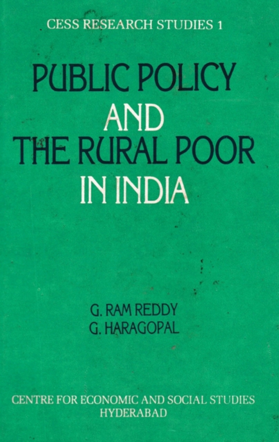 Public Policy And The Rural Poor In India (e-bog) af Haragopal, G.