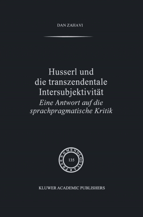 Husserl und Die Transzendentale Intersubjektivität (e-bog) af Zahavi, D.