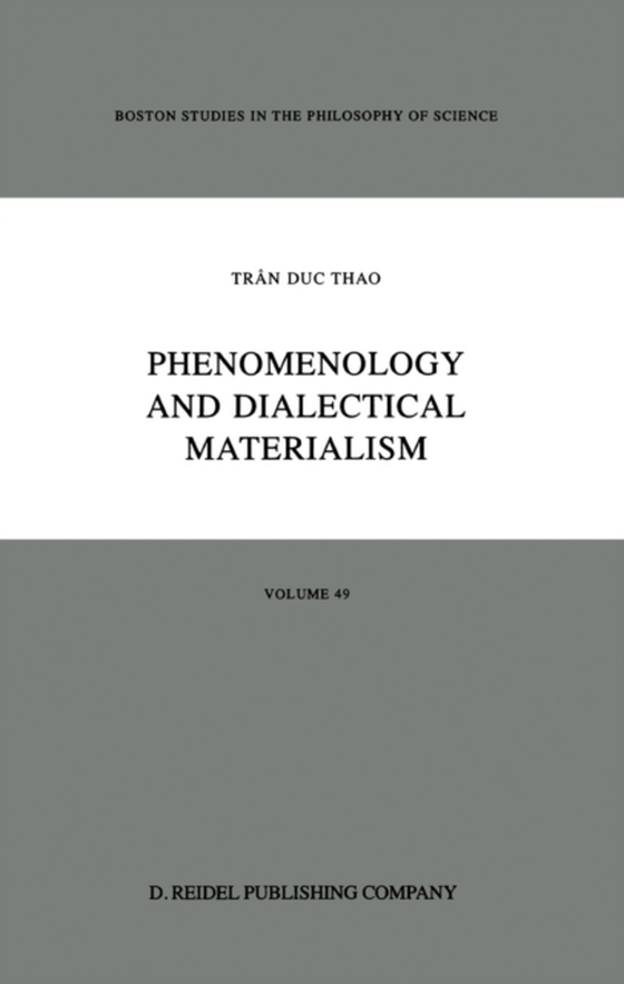 Phenomenology and Dialectical Materialism (e-bog) af Morano, D.V.