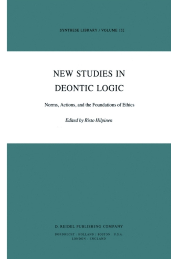 New Studies in Deontic Logic