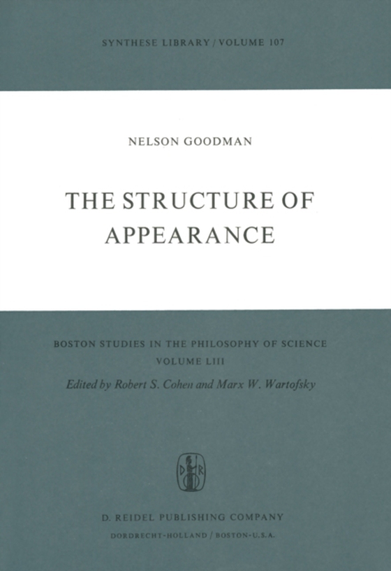 Structure of Appearance (e-bog) af Goodman, Nelson