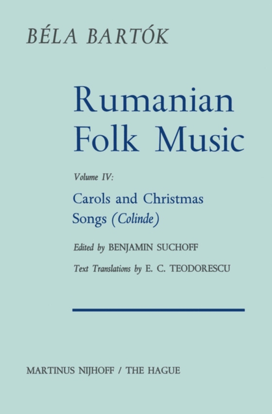 Rumanian Folk Music (e-bog) af Bartok, Bela