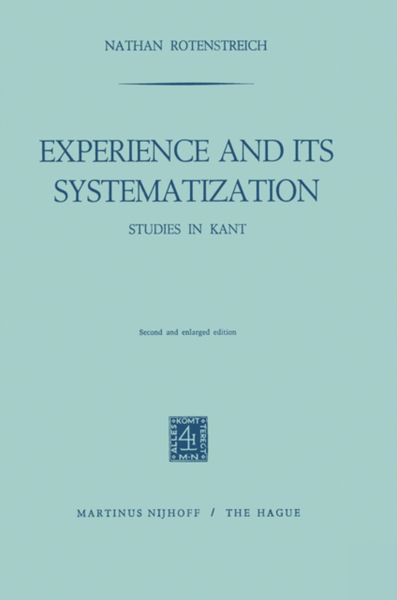 Experience and its Systematization (e-bog) af Rotenstreich, Nathan