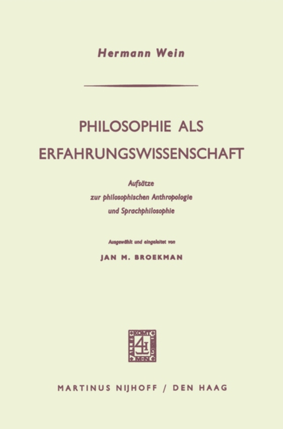 Philosophie als Erfahrungswissenschaft