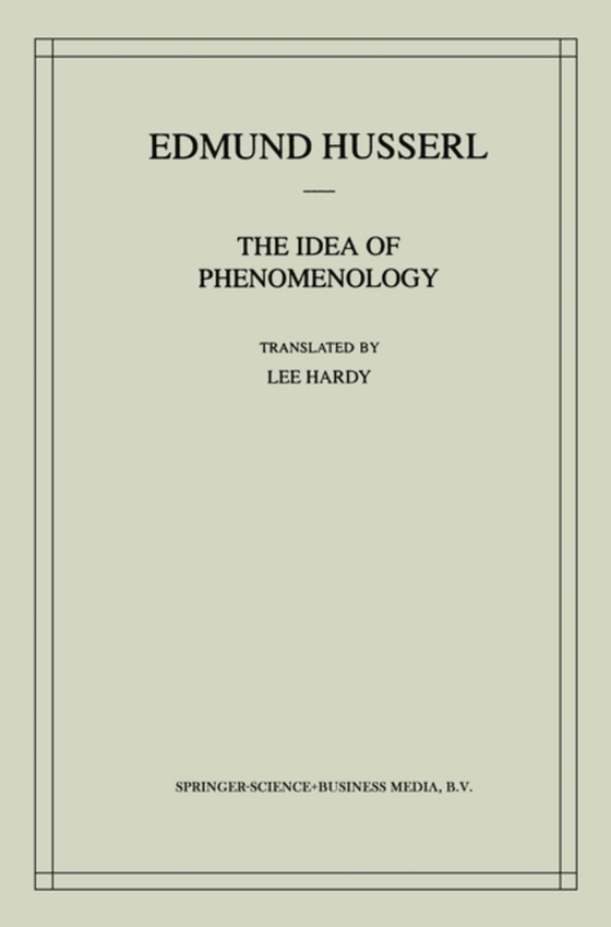 Idea of Phenomenology