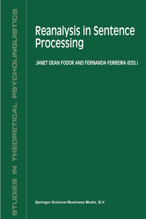 Reanalysis in Sentence Processing (e-bog) af -