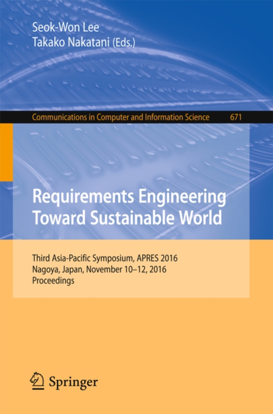 Requirements Engineering Toward Sustainable World 