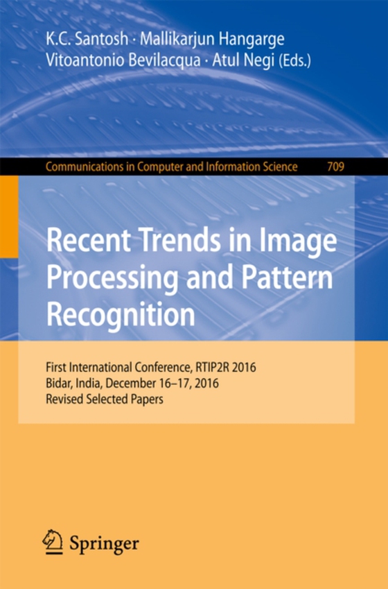 Recent Trends in Image Processing and Pattern Recognition (e-bog) af -