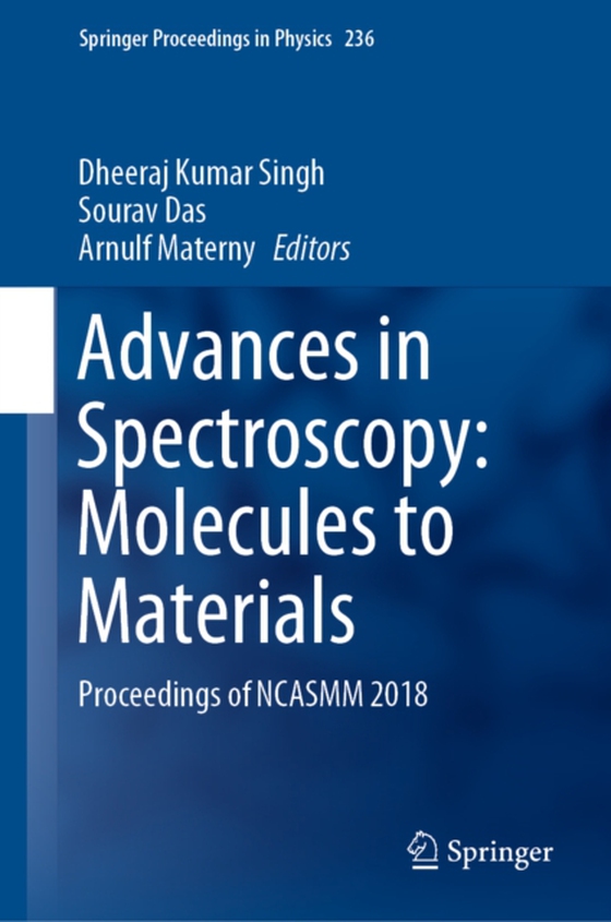 Advances in Spectroscopy: Molecules to Materials (e-bog) af -