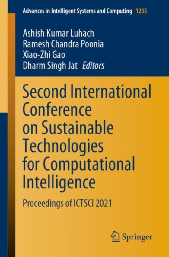 Second International Conference on Sustainable Technologies for Computational Intelligence (e-bog) af -