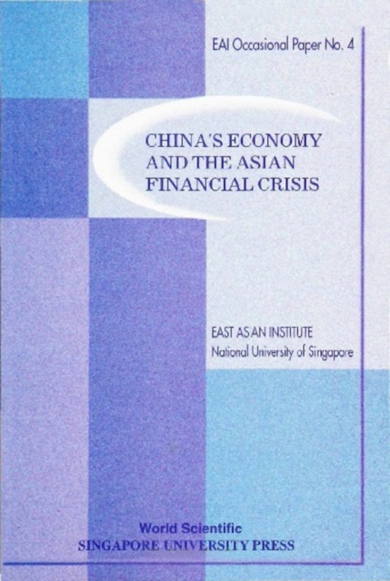 China's Economy And The Asian Financial Crisis (e-bog) af East Asian Institute, East Asian Institute