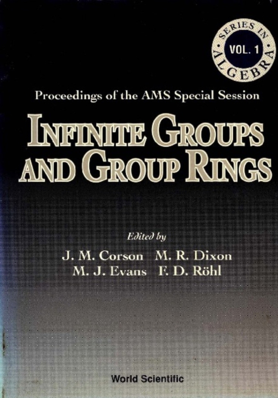 Infinite Groups And Group Rings - Proceedings Of The Ams Special Session (e-bog) af -