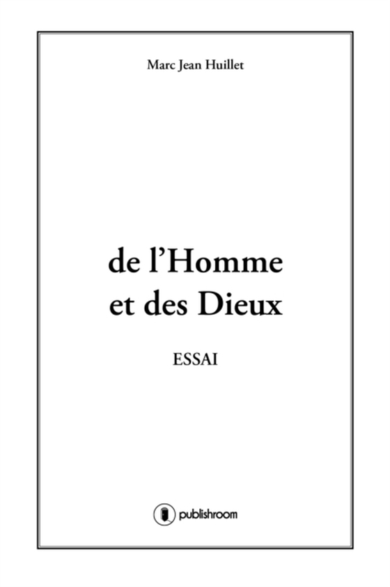 De l'homme et des dieux