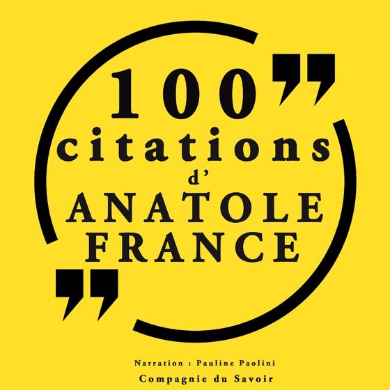 100 citations d'Anatole France (lydbog) af Ambrose Bierce