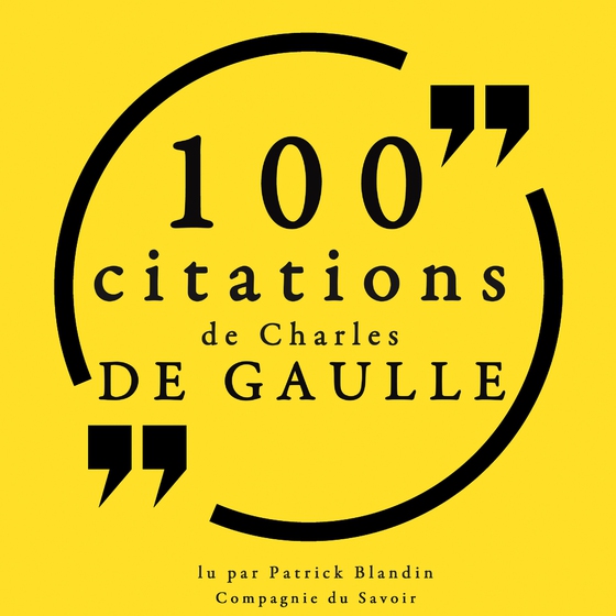 100 citations Charles de Gaulle (lydbog) af Montesquieu