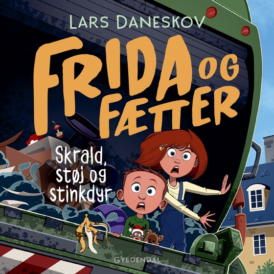 Frida og Fætter - Skrald, støj og stinkdyr (lydbog) af Lars Daneskov
