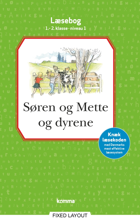Søren og Mette og dyrene læsebog 1.-2. kl. Niveau 1 (e-bog) af Knud Hermansen