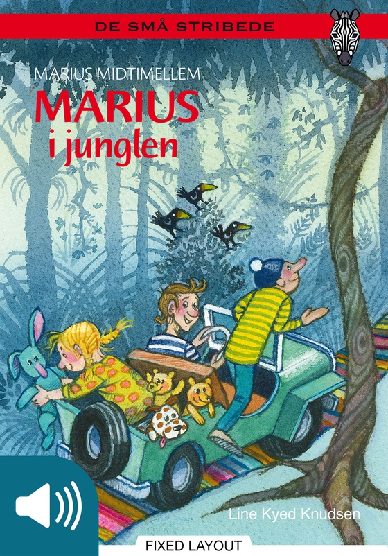 Marius Midtimellem: Marius i junglen (e-bog) af Line Kyed Knudsen