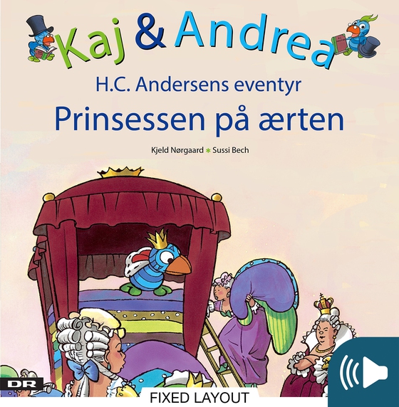 Kaj & Andrea - Prinsessen på ærten (e-bog) af Kjeld Nørgaard