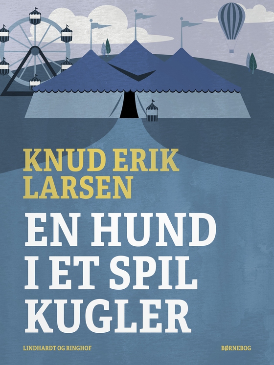 En hund i et spil kugler